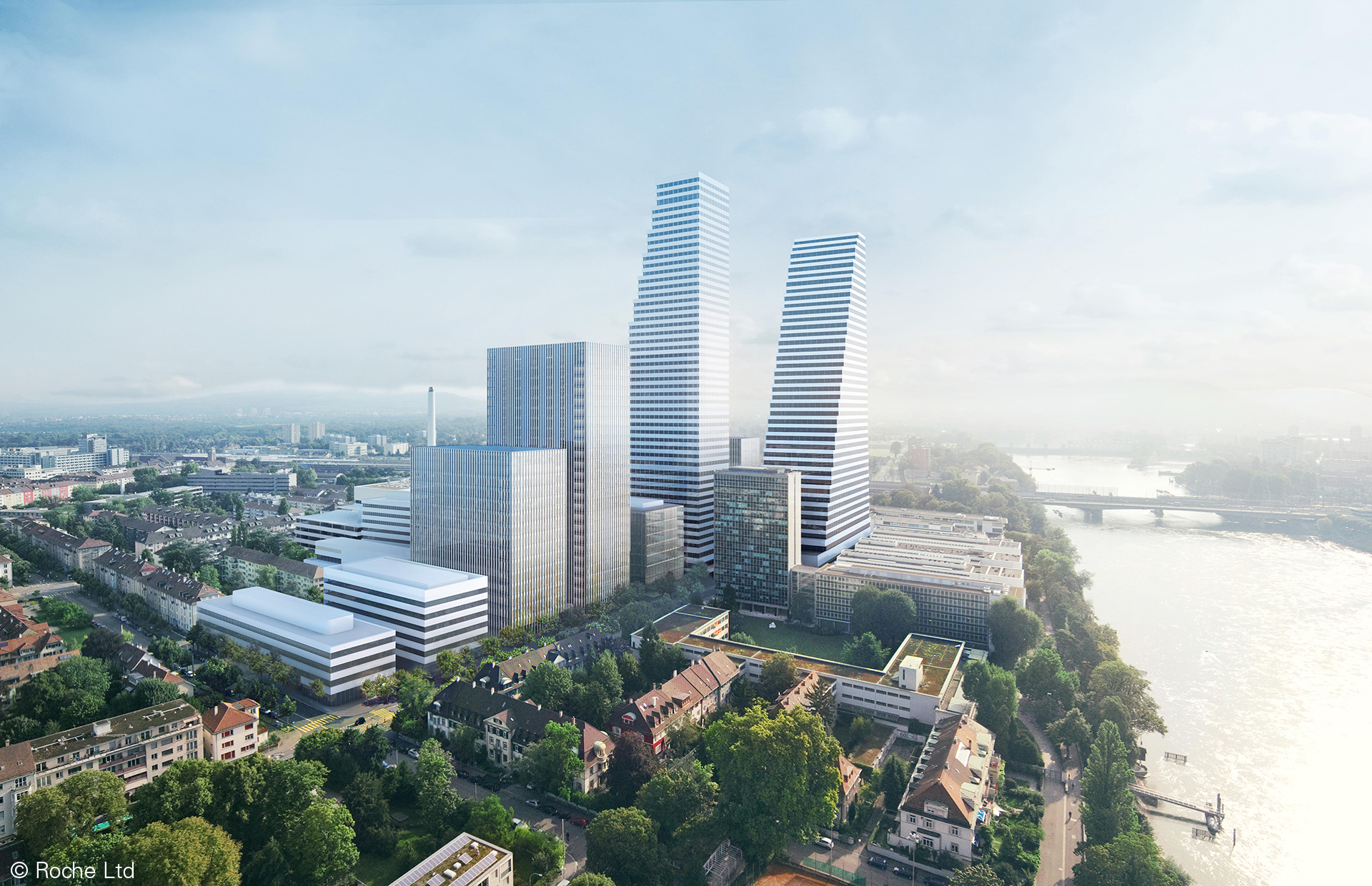 PRed – Roche Tower In Basel Temp-Line Absturzsicherung