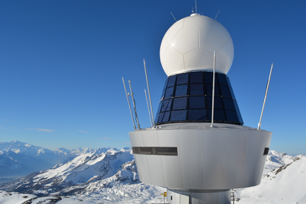 Wetterradarstation Plaine Morte - Crans Montana